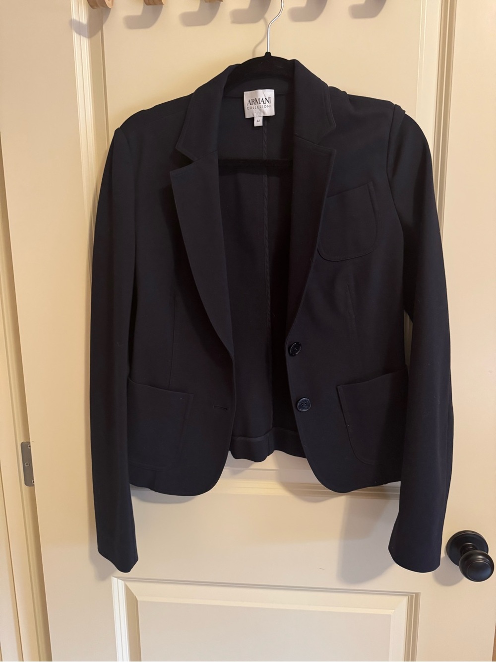 Armani Collezioni Women's Black Tailored Blazer